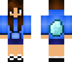 diamond hoodie girl
