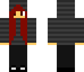 goth girl with hoddie