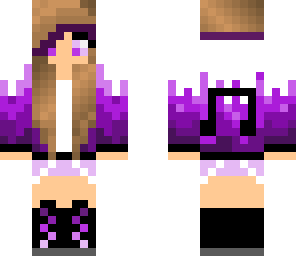 purple music jammer girl