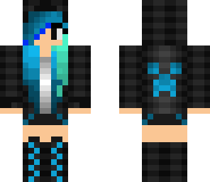 blue crepper girl
