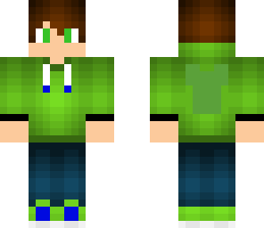 green teen boy