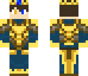 gold blue king