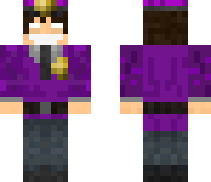 herobrine purple guy