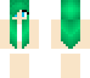 green hair skin base