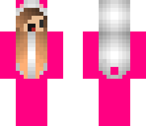 pink panda chibi girl