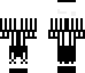 white and black