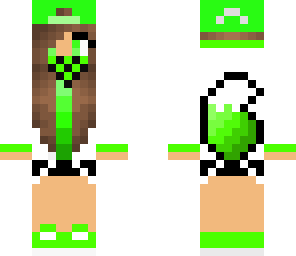 cool green ninja girl