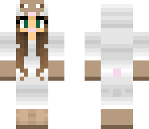 sheep girl with green eyes 
