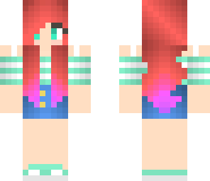 dip dye girl