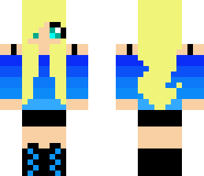 blue girl gamer