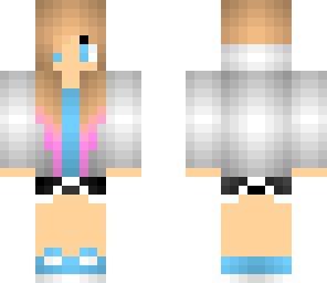 teenage blue girl