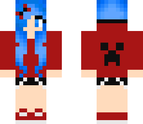 red creeper girl