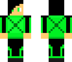 green and black guy