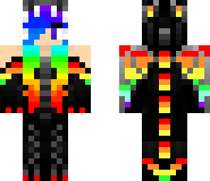 fire rainbow dragon