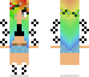 rainbow girl skin lite