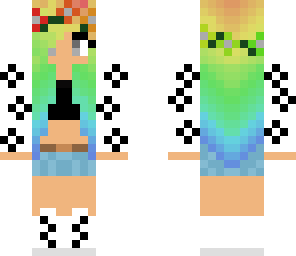 rainbow girl skin lite edited