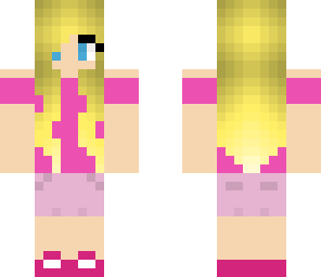 blonde pink girl