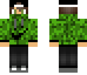 caleb in a camo mask