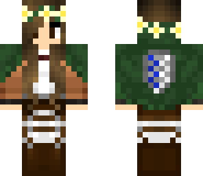 flower crown aot girl edit
