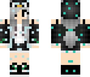 artic winter snow girl