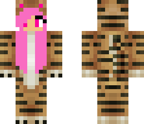 pink hair tiger edit