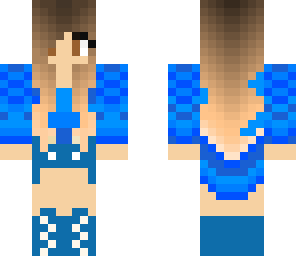 normal blue girl