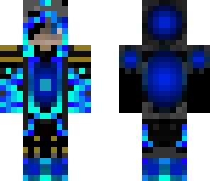 blue ice mage warrior