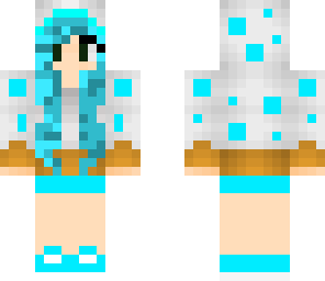 blue cake girl