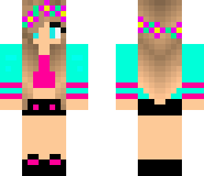 pink and bluee