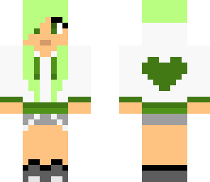 green hoodie