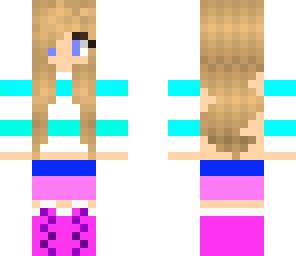 cute turqoise girl