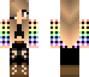 rainbow gamer girl