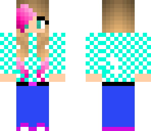 pink hair girl