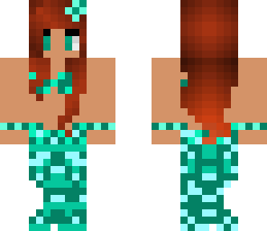 green mermaid