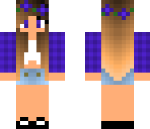 purple tomboy girl