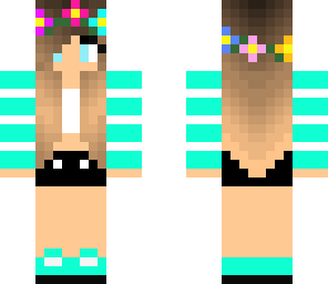 flower girl with color