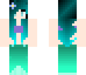 teal mermaid