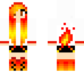 cute fire skin