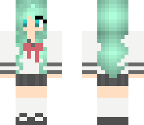 anime school girl