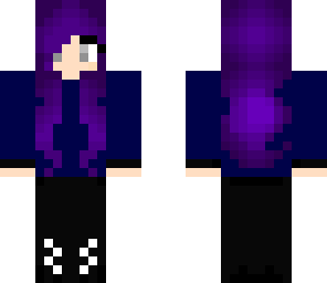 dark purple hair