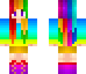 rainbow girl