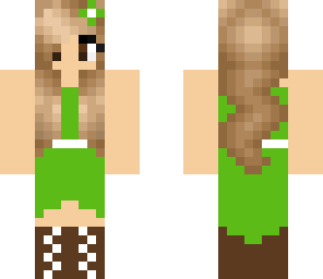 green dress girl
