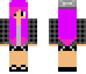 pink haired skater