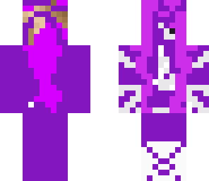 random purple girl