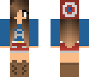 edited captain america girl