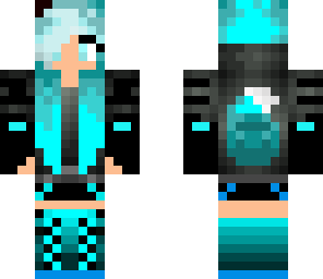 blue wolf girl
