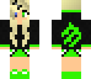 monster logo girl