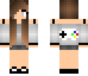 edit of video game girl