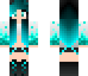 cute blue girl