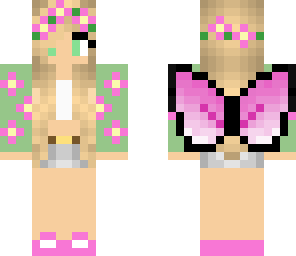 blonde purple fairy girl